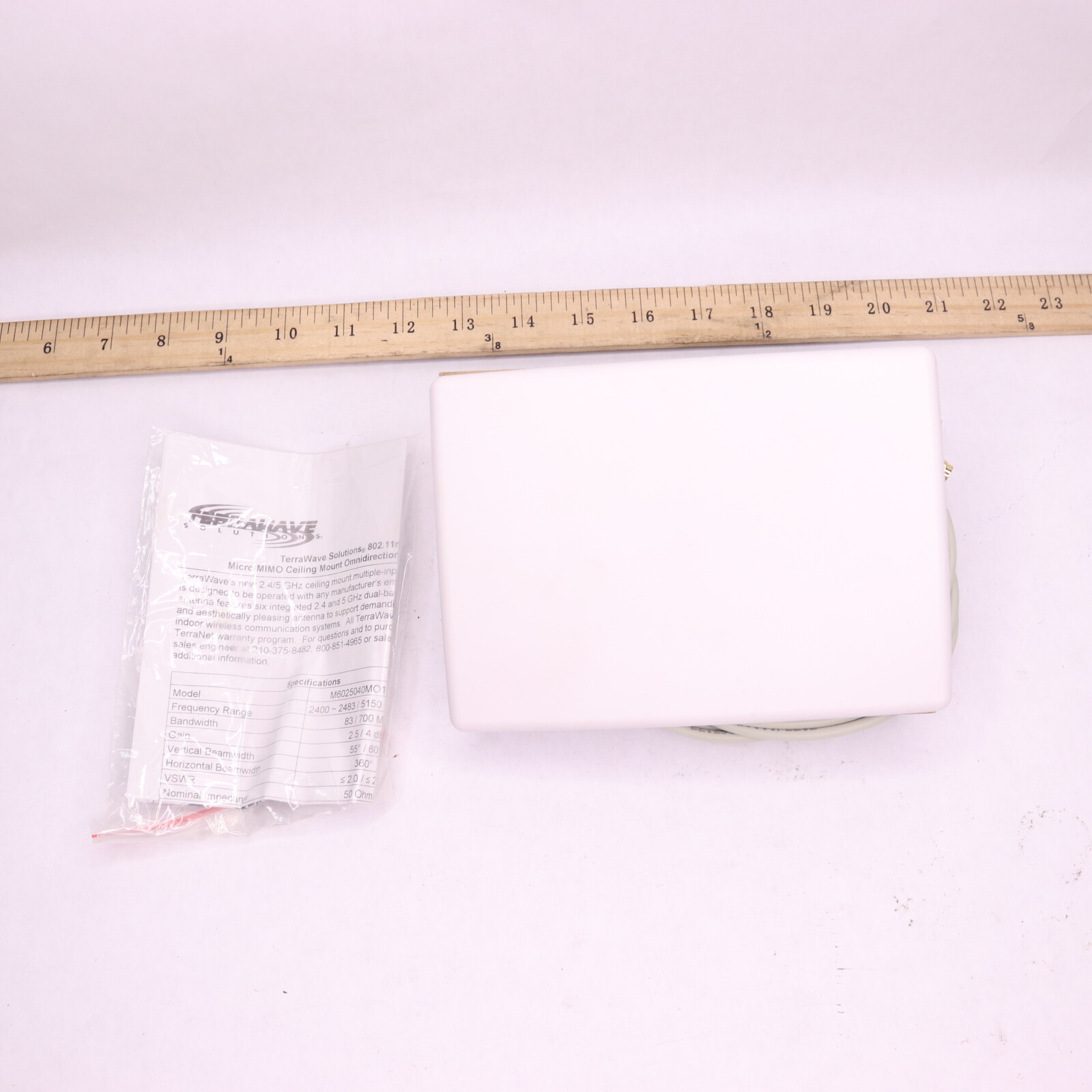 Terrawave Solutions Ceiling Omni Antenna 3dBi 2.4-2.483 / 5.1-5.8 GHz