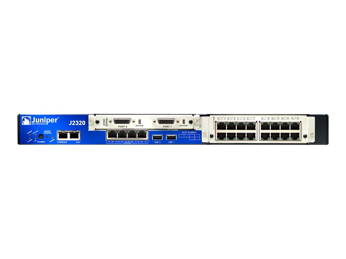 Juniper J2320-JB-SC-F Router II price incl VAT 3 yr warranty* B2B