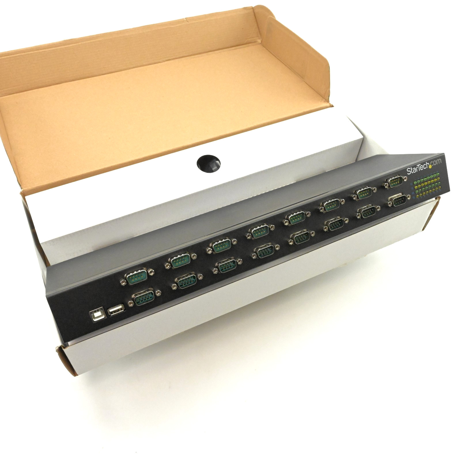 StarTech 16 Port USB to RS232 Serial Adapter Hub Rackmount ICUSB23216FD FTDI NEW