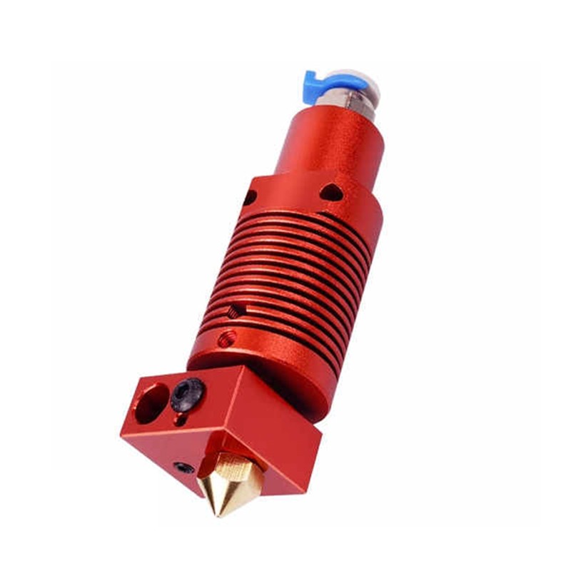 For CR10S CR-10S PRO 24V Remote Extruder Head Metal Round Print Head Nozzle Kit