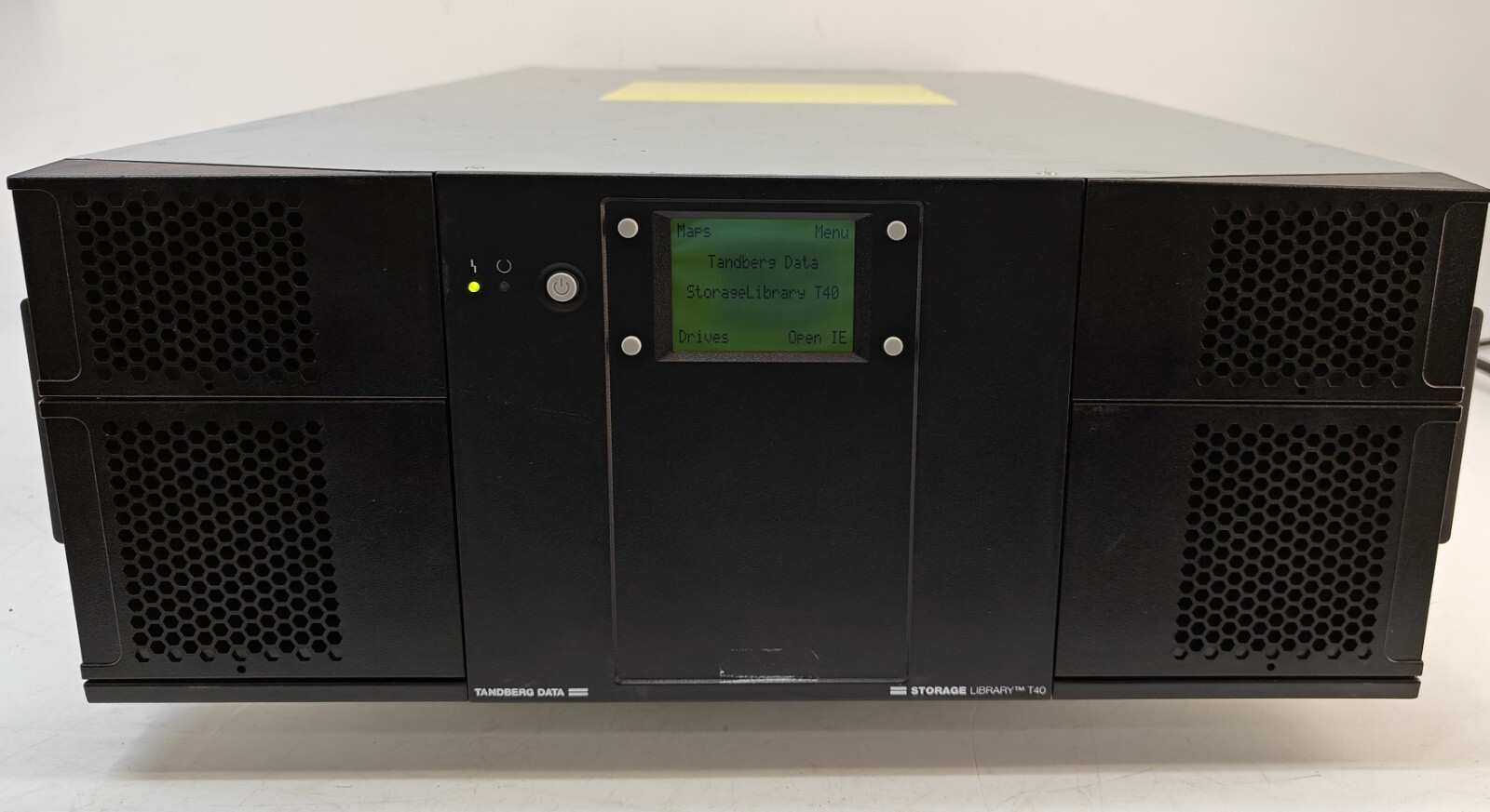 Tandberg Data 8156-LTO T40 - 40 Slot Tape Library - 2x 808820-B0 LTO-6 HH Drives