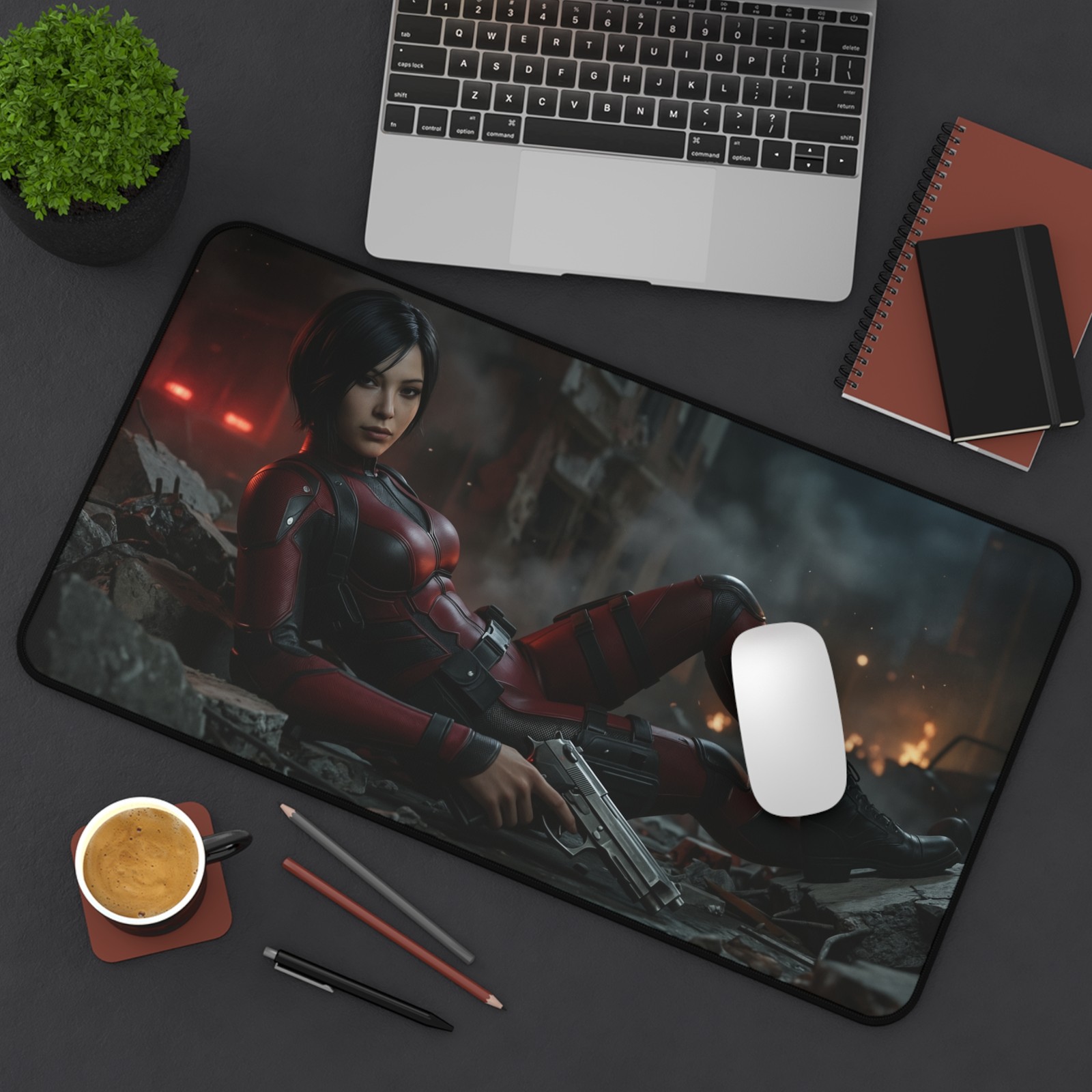 Ada Wong Mouse Pad, Resident Evil Desk Mat, Gaming Mouse Pad XL