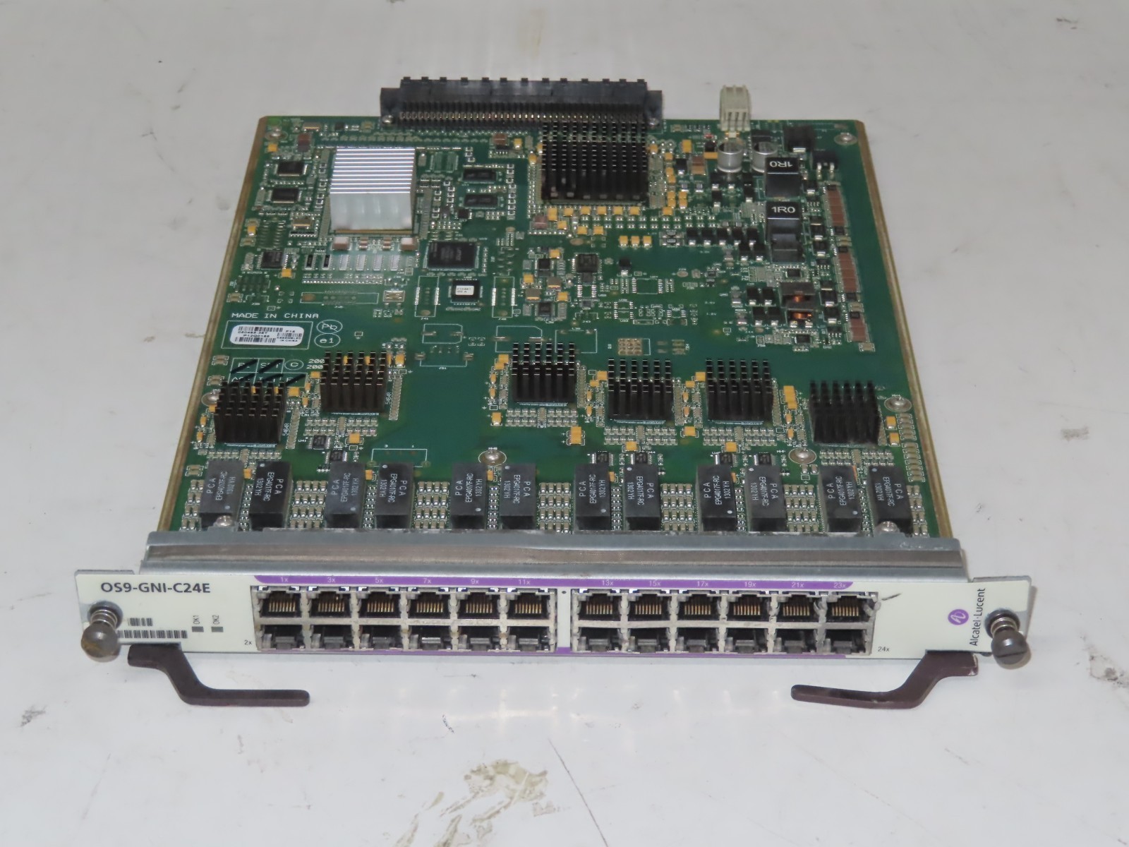 Alcatel-Lucent  OS9-GNI-C24E 24 Port Network Interface Module OS9700 OS9800