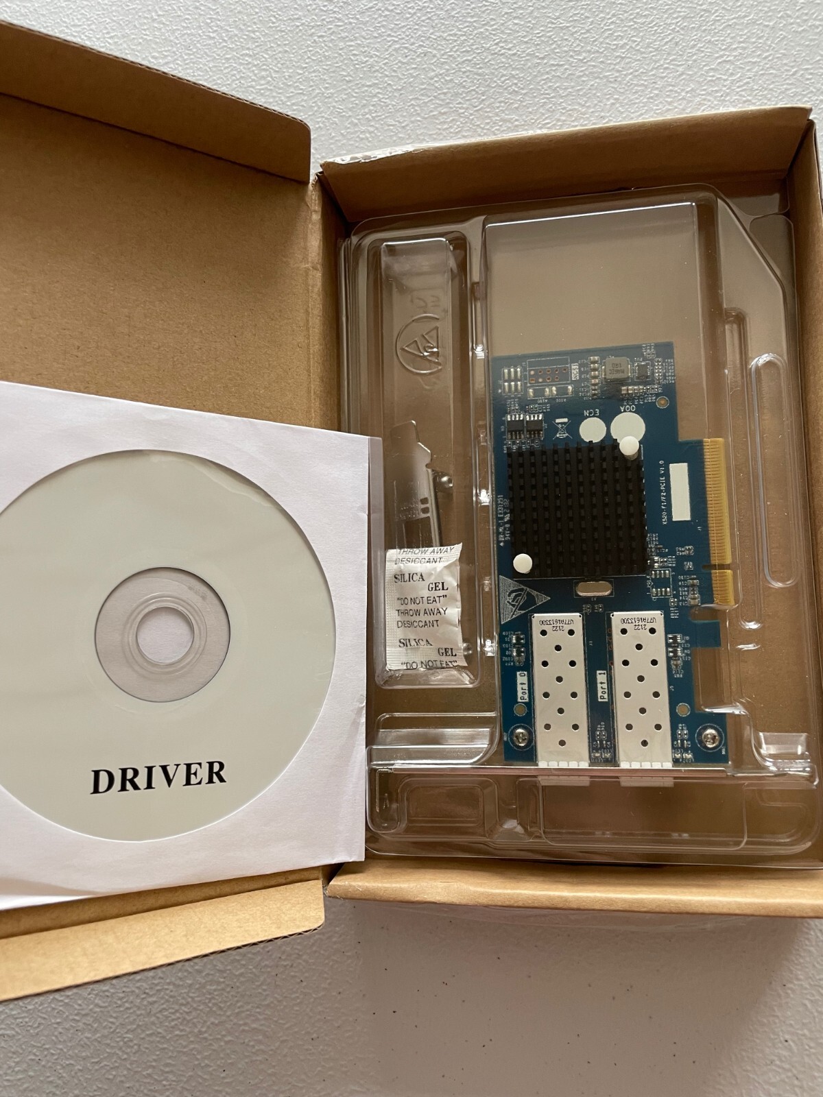 Intel X520-DA2 (Intel 82599ES) 10G Network Card Dual SFP+ PCIe 2.0 X8