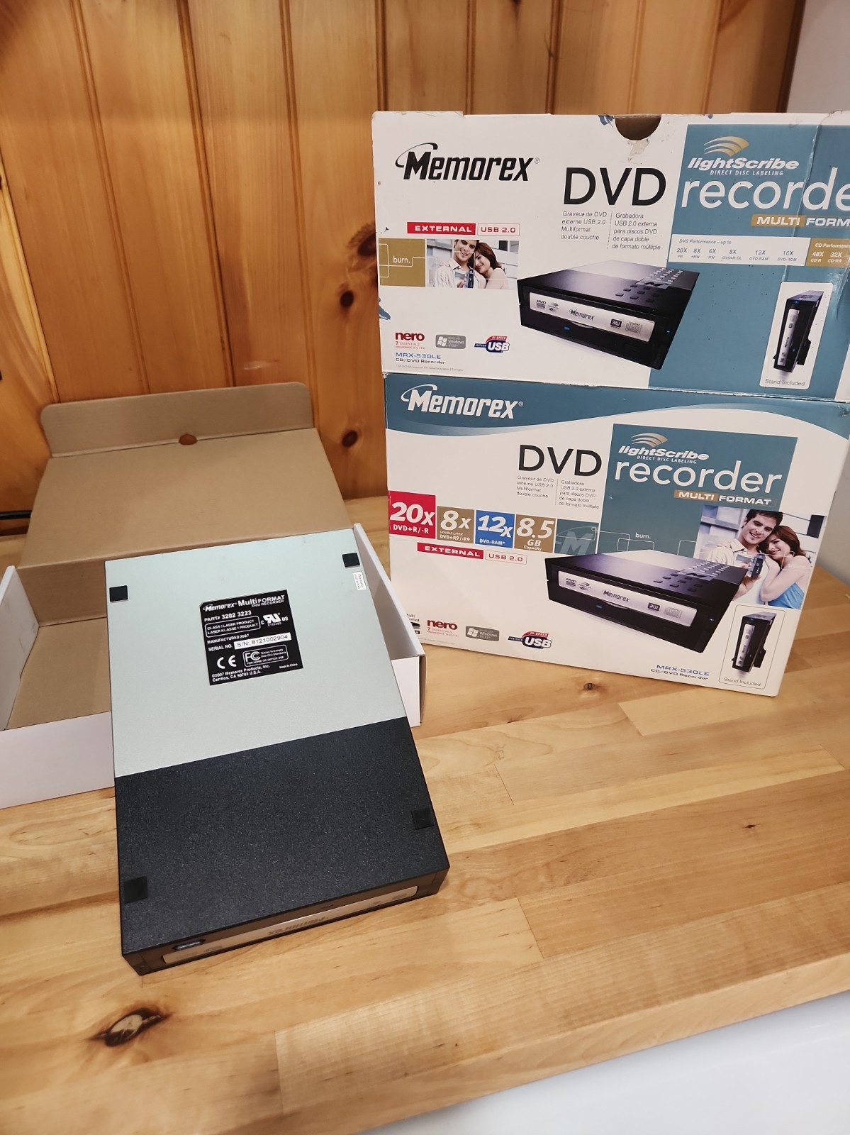 Memorex MRX-530LE dvd LightscribeMulti Format Recorder WorksbutNobooklet