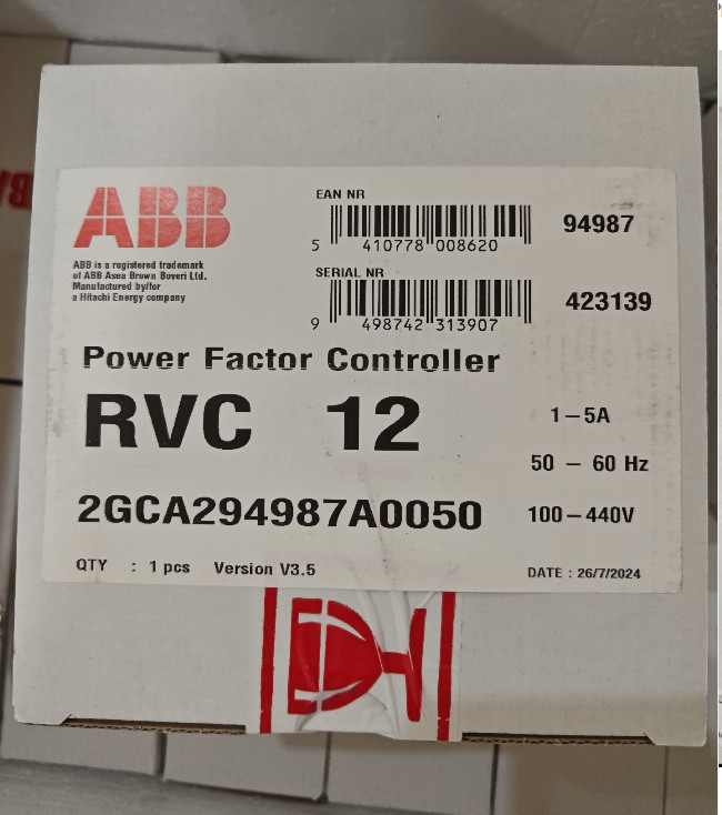 1PC  ABB RVC-12 2GCA294987A0050 Power Factor Controller New --
