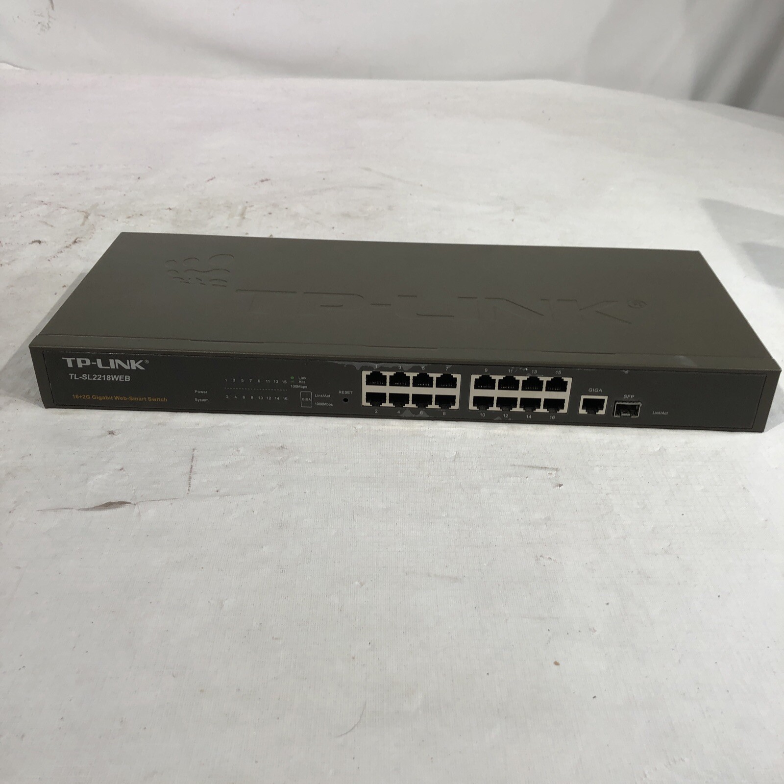 TP-Link TL-SL2218WEB 16+2G Gigabit-Uplink Web Smart Switch, NO Power