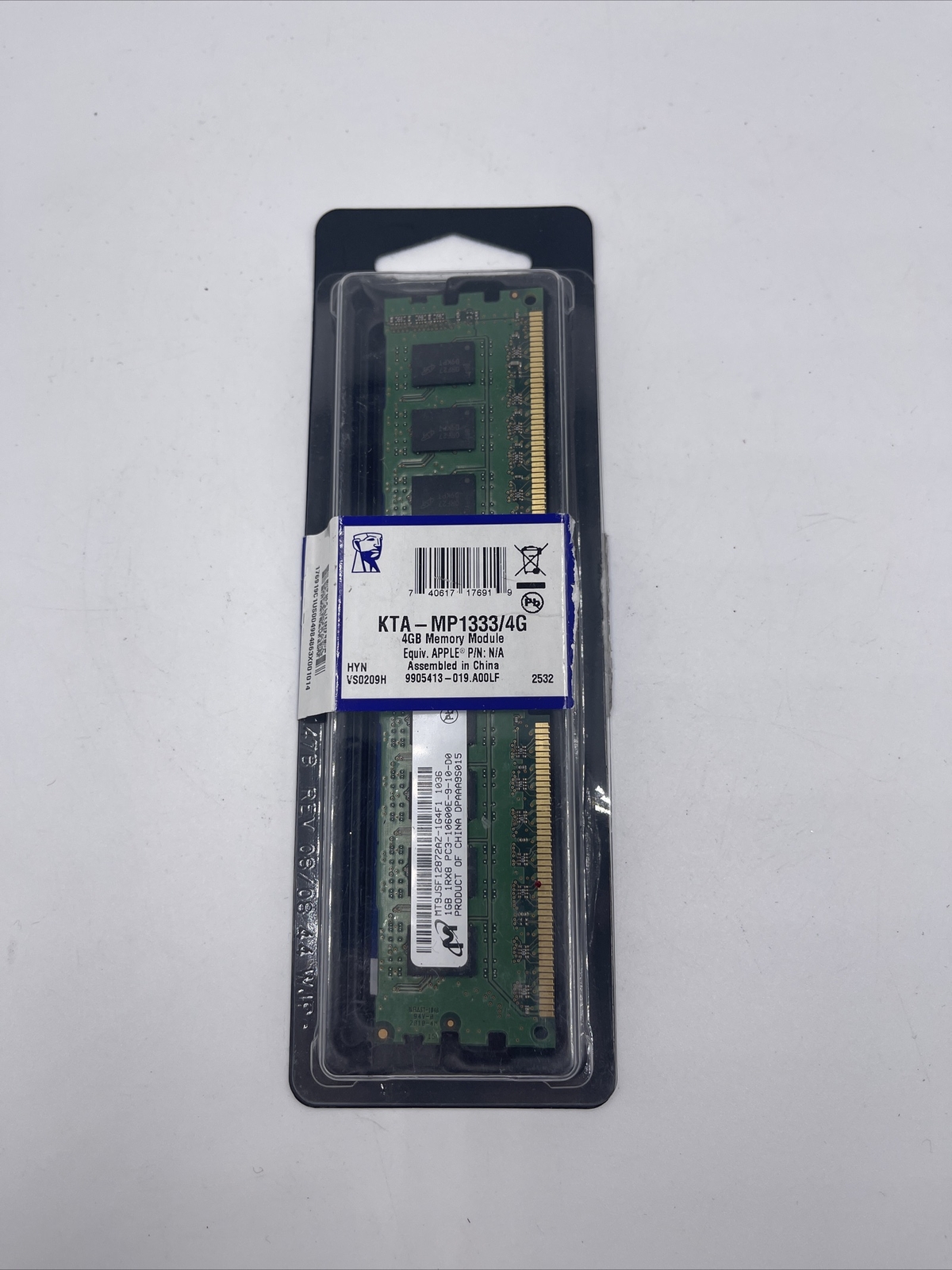 Apple RAM 4GB Memory Module 🍎 DDR3 SDRAM 240 Pin PC3-14900 💻 Desktop Mac & PC