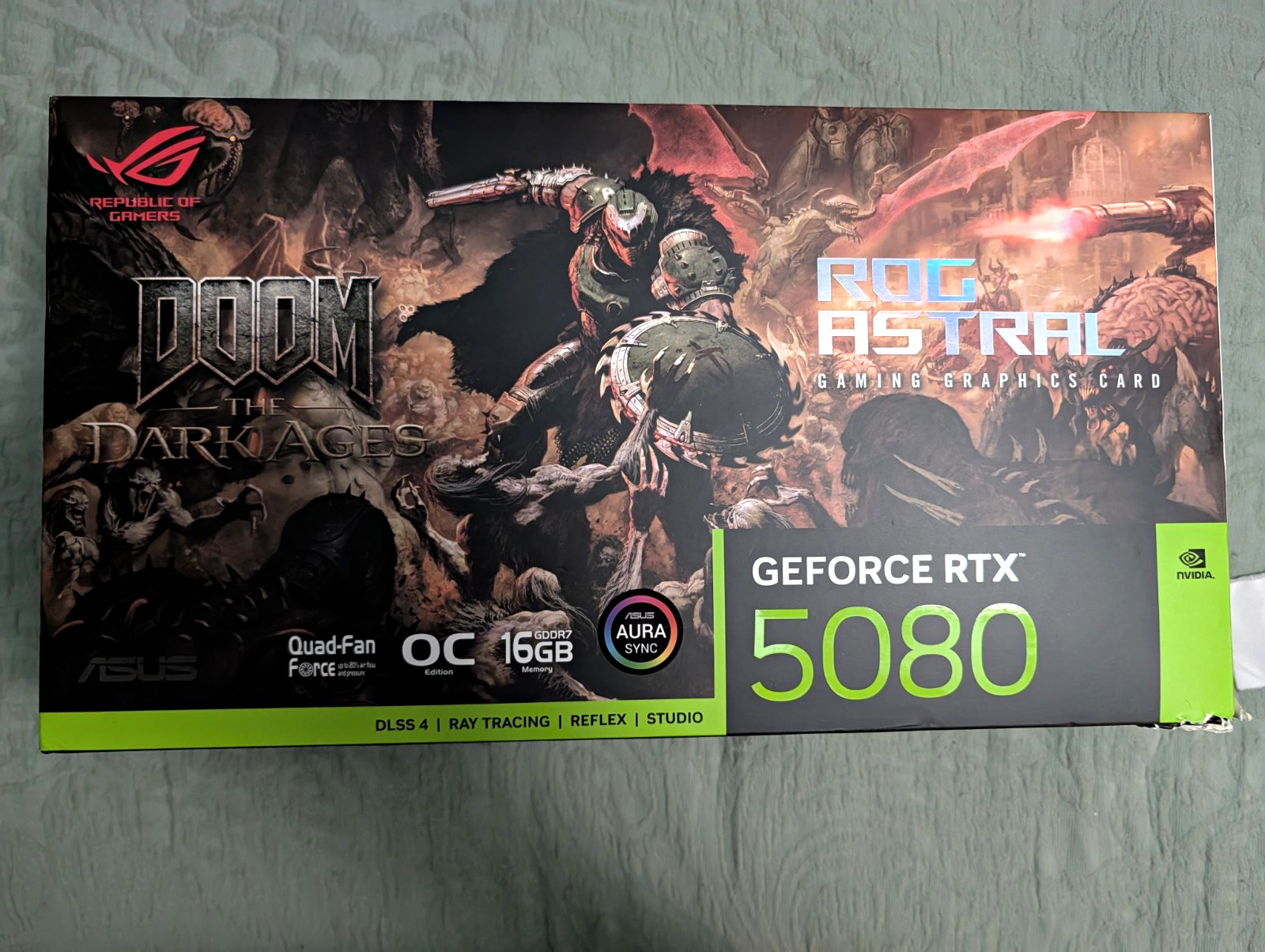 ASUS ROG Astral GeForce RTX 5080  DOOM Edition