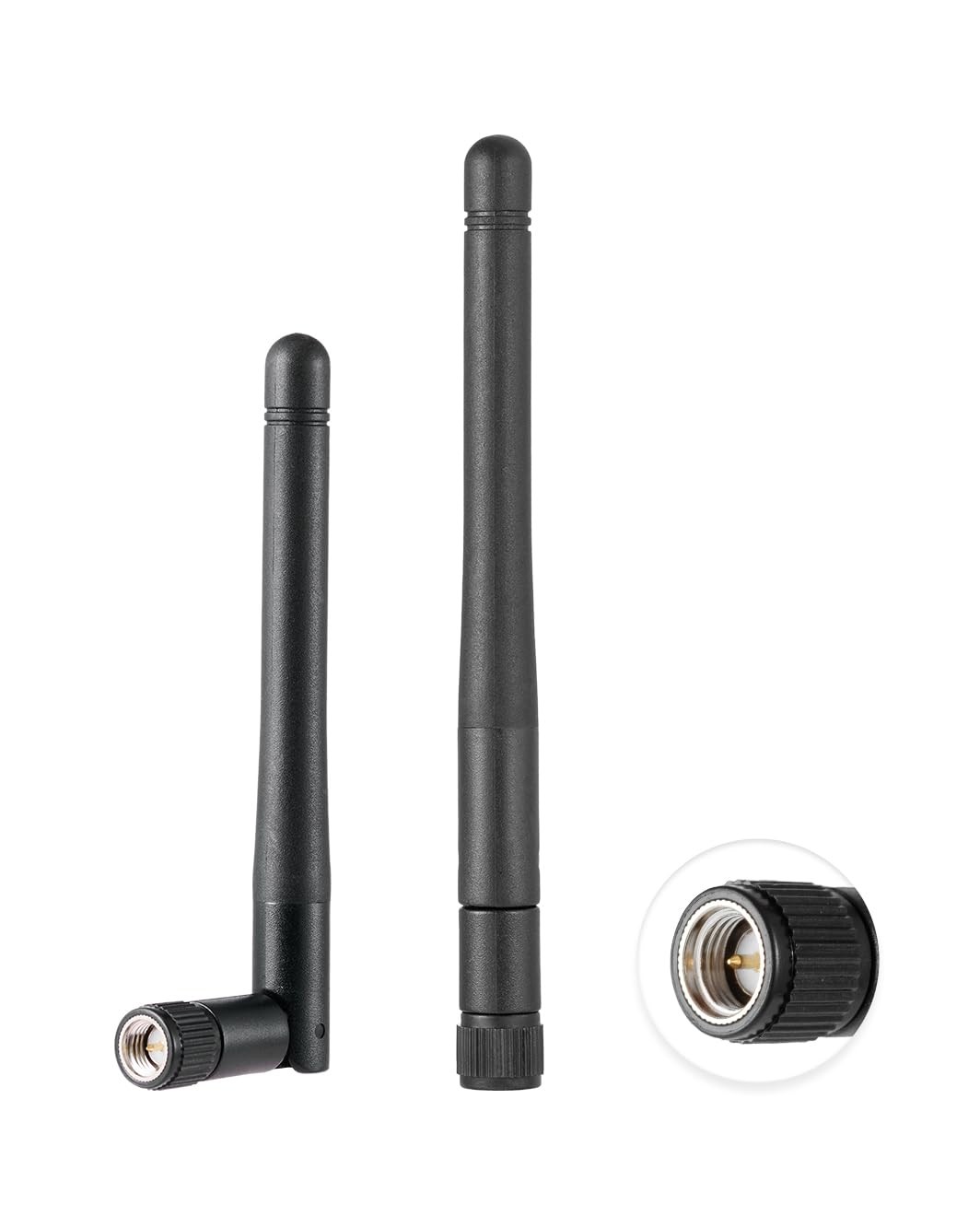 2PCS Dual Band WiFi Antenna 2.4GHz 5GHz 5.8GHz 1.5dBi MIMO SMA Antenna for Wi...