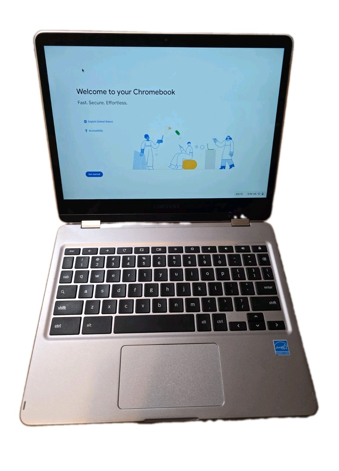 Samsung Chromebook Plus XE513C24 12.3 Inch Touch 4GB RAM 32GB Folds into Tablet