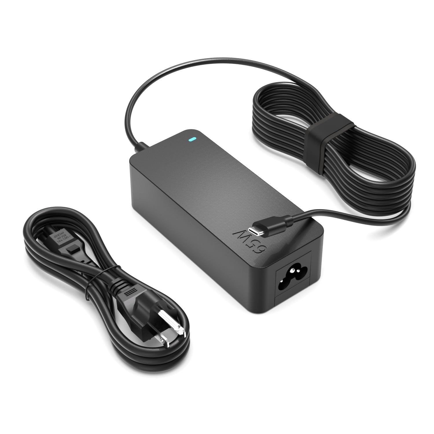 Superer 65W USB C Charger Compatible with Lenovo Laptop, black