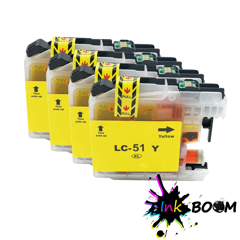 4Y Ink Cartridge fits Brother LC51 DCP-560CN MFC-440CN FAX-1460 MFC-460CN