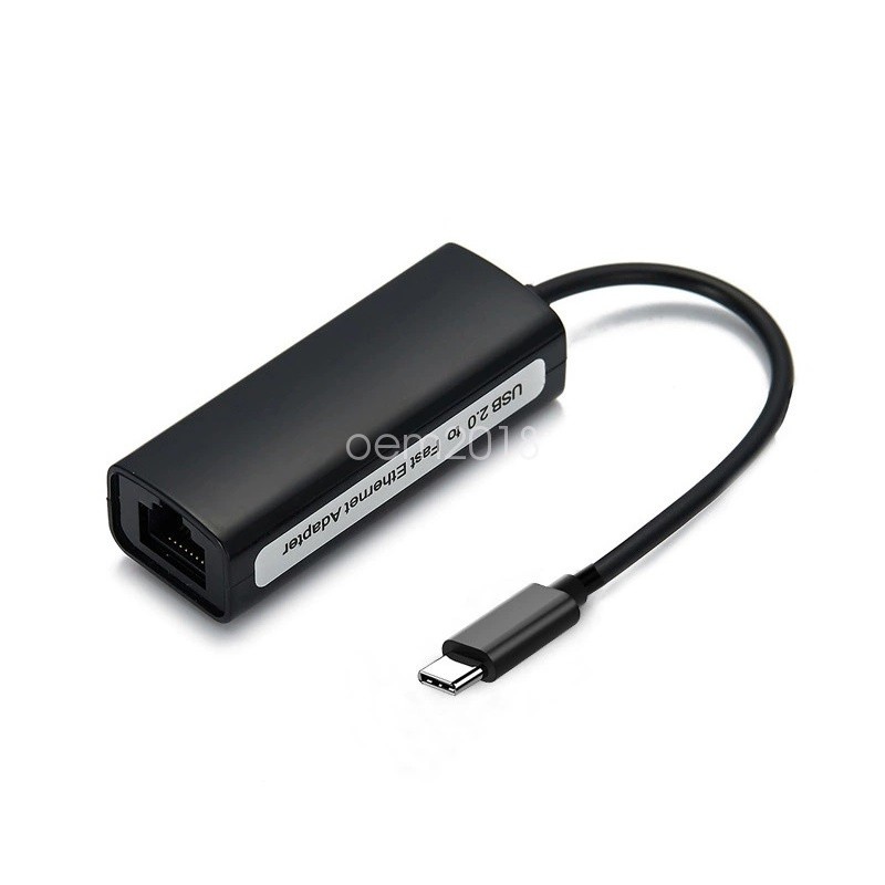 USB C Ethernet Adapter RJ-45 Network Gigabit USB-C to LAN Socket Cable Card