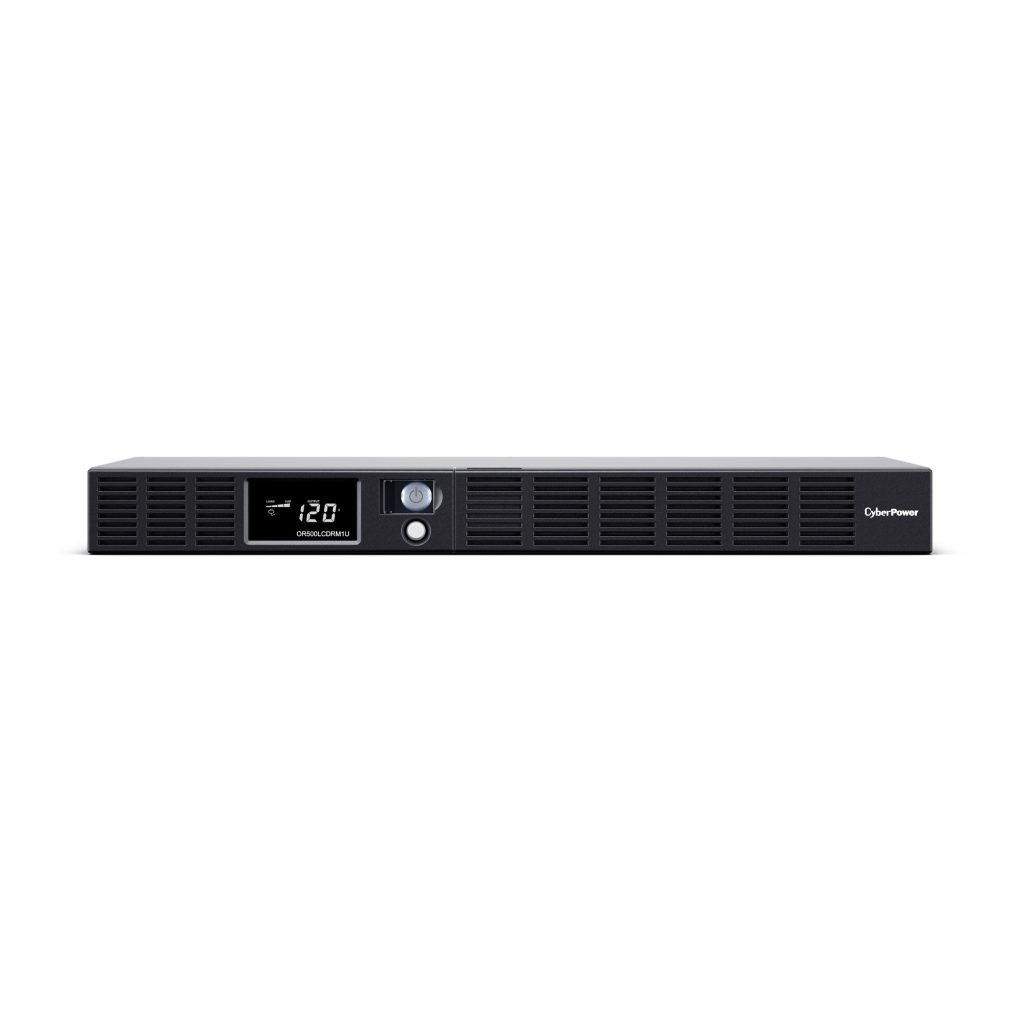 CyberPower OR500LCDRM1U Rackmount UPS Battery Backup(AVR,LCD, 500VA/300,6 Outlet