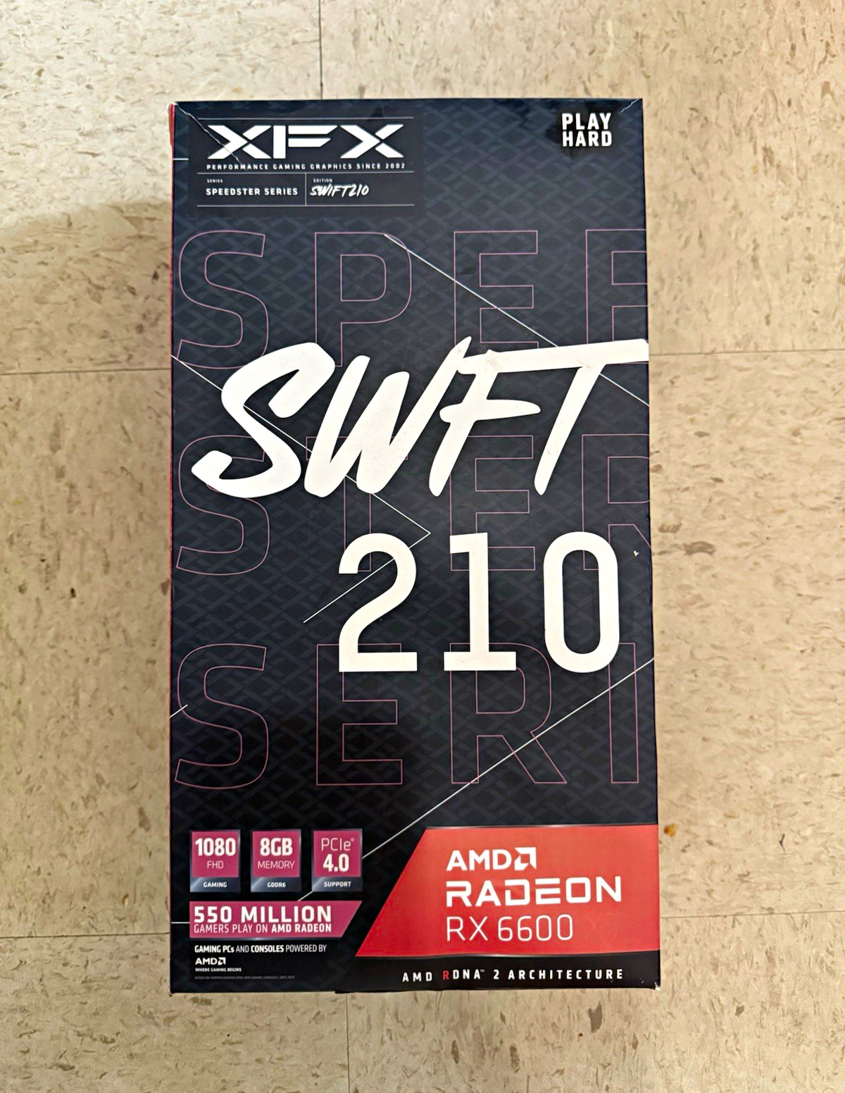 XFX Speedster SWFT210 Radeon RX 6600 8GB GDDR6 PCIe 4.0 HDMI DP
