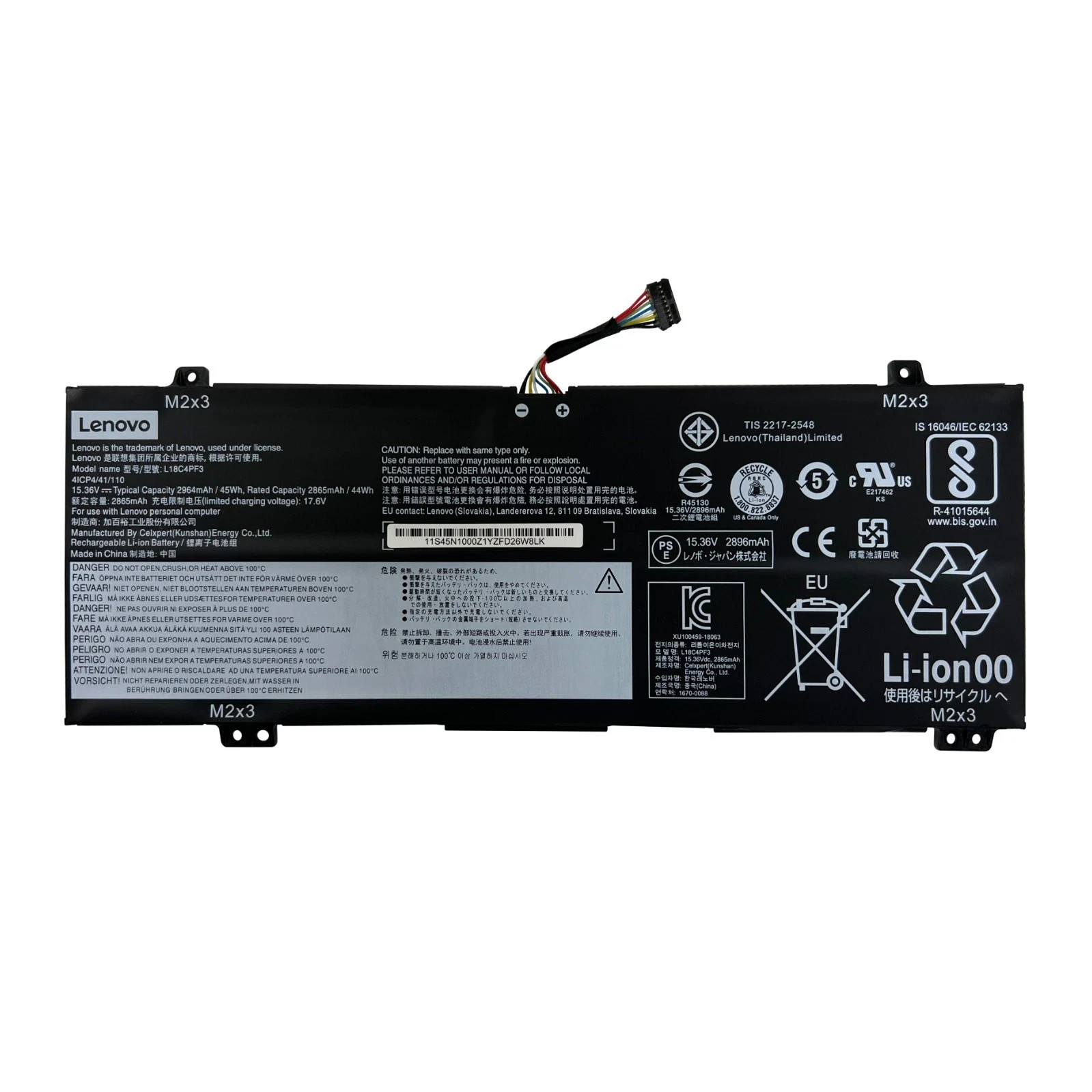 New Genuine L18C4PF3 L18C4PF4 Battery For Lenovo IdeaPad Flex-14API 14IWL 14IML