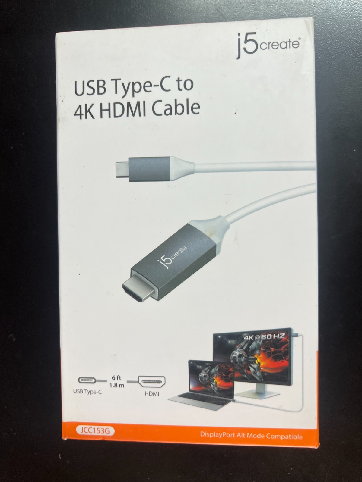 J5 Create USB-C TO 4K HDMI CABLE JCC153G 2397
