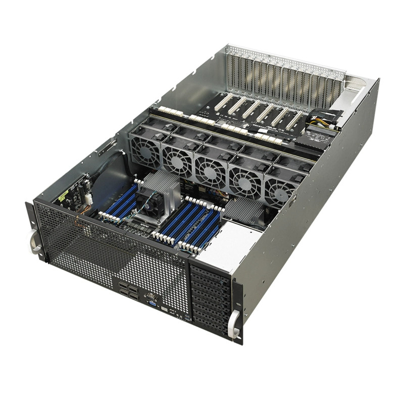 ASUS ESC8000-G4 8GPU 8X2.5" Server/3X 2200W PSU/