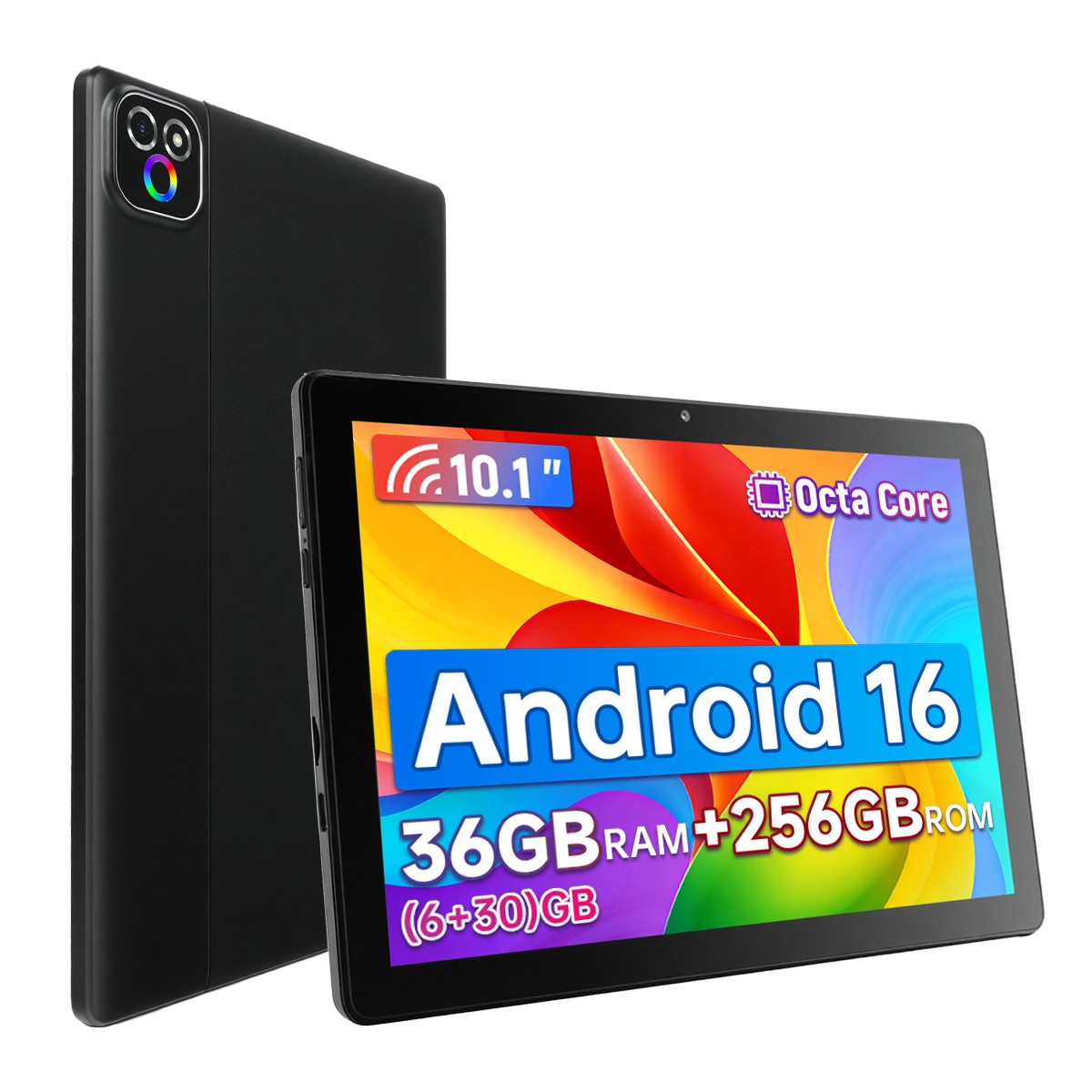 2026 Android 16 Tablet 11 Inch 36GB RAM 256GB ROM Widevine L1 WiFi 5/8MP Camera
