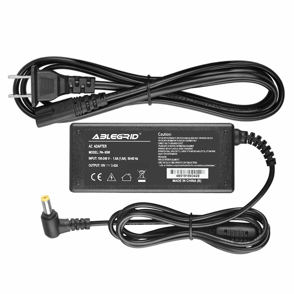 AC-DC Adapter Charger For ACER ASPIRE 2920 2930 2930Z 19V 3.42A 65W Power Supply
