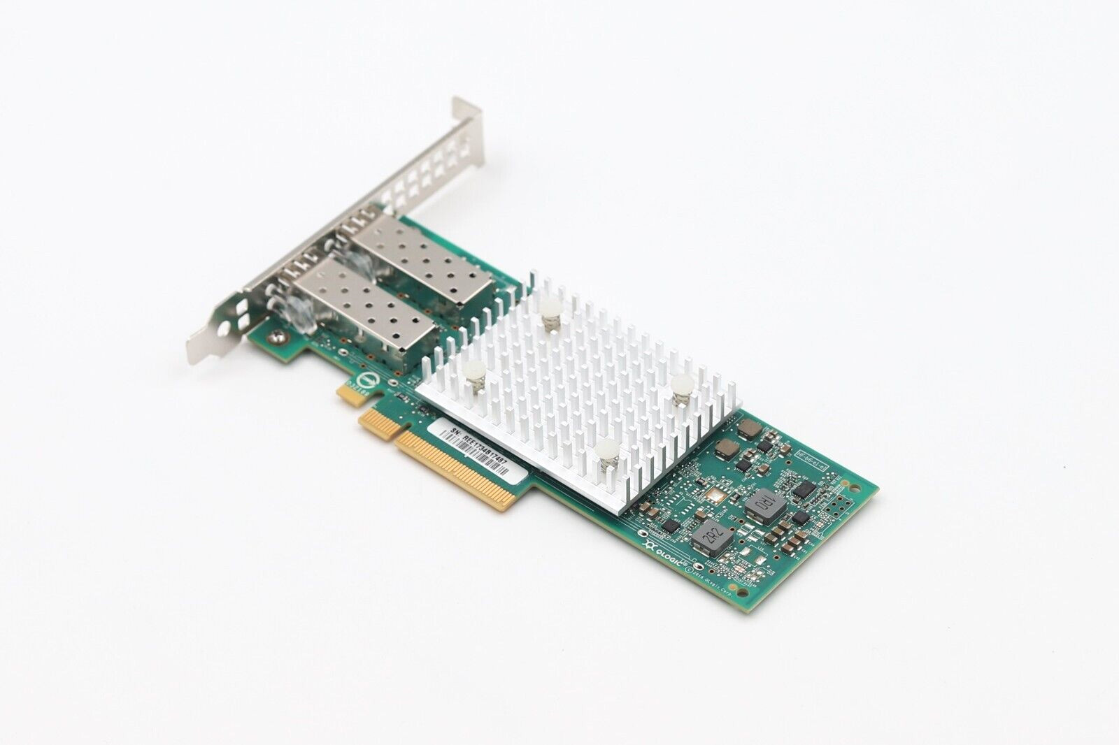 Dell Qlogic QL41112 Dual-Port 10GbE SFP PCIe Host Bus Adapter Del P/N: 0GT3C4