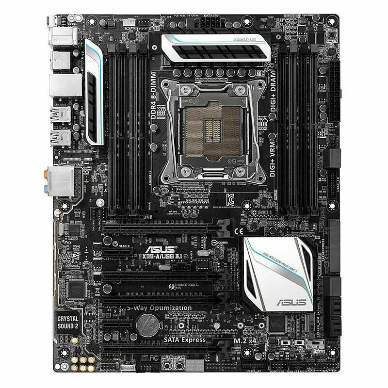 FOR ASUS X99-A/USB3.1 LGA 2011-V3 DDR4 Intel X99 SATA3.0 USB 3.1 ATX Motherboard