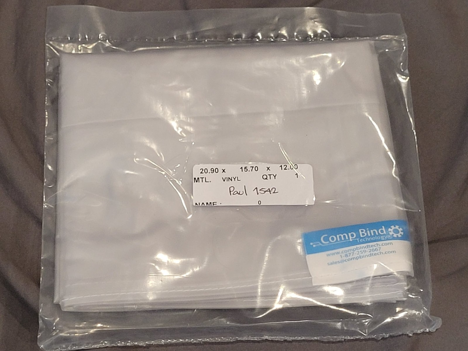 Brand New Comp Bind Technologies Paul 1542 20.9"x15.7"×12"  Putty