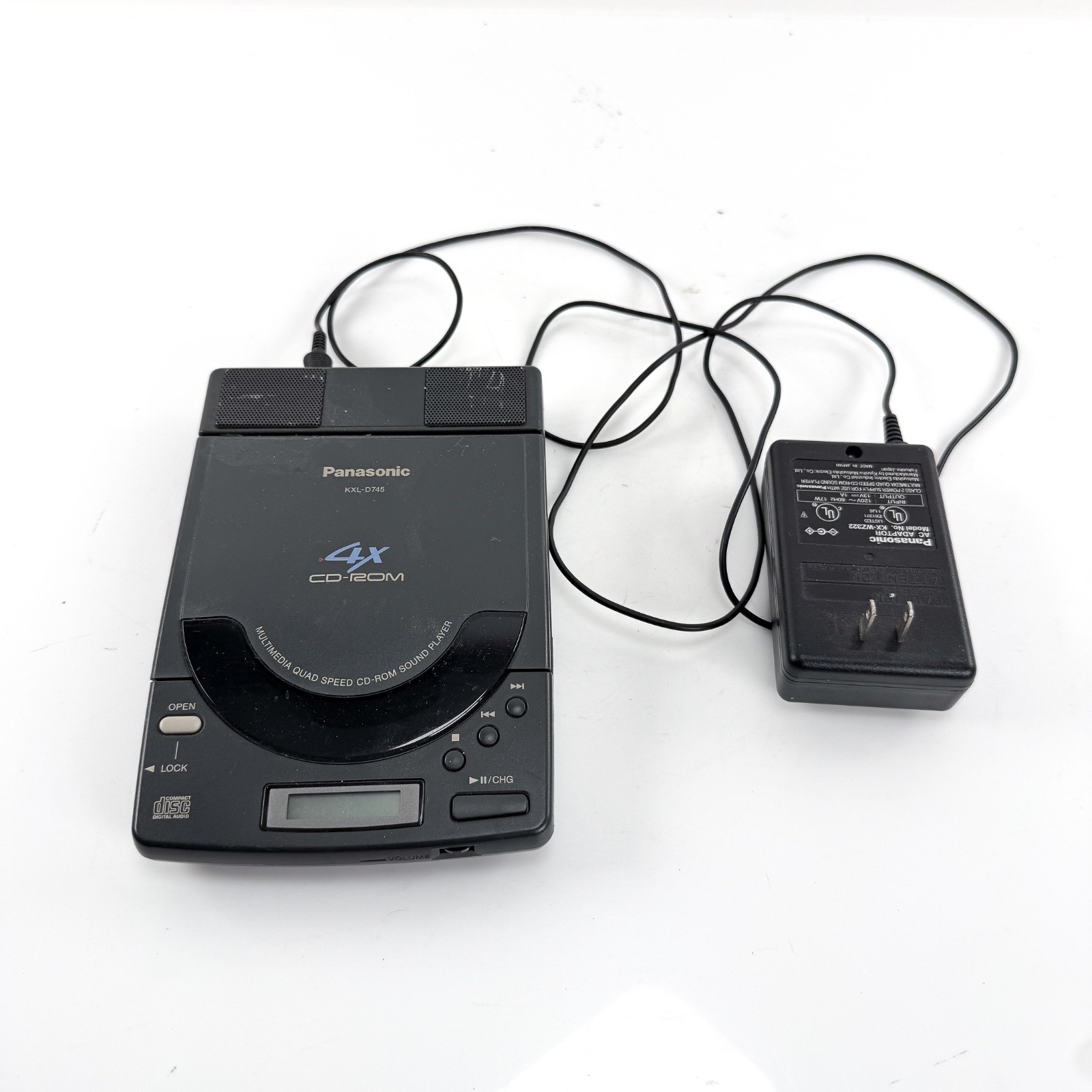 Panasonic KXL-D745 Multimedia Quad Speed 4X CD-ROM Sound Player Won't turn on
