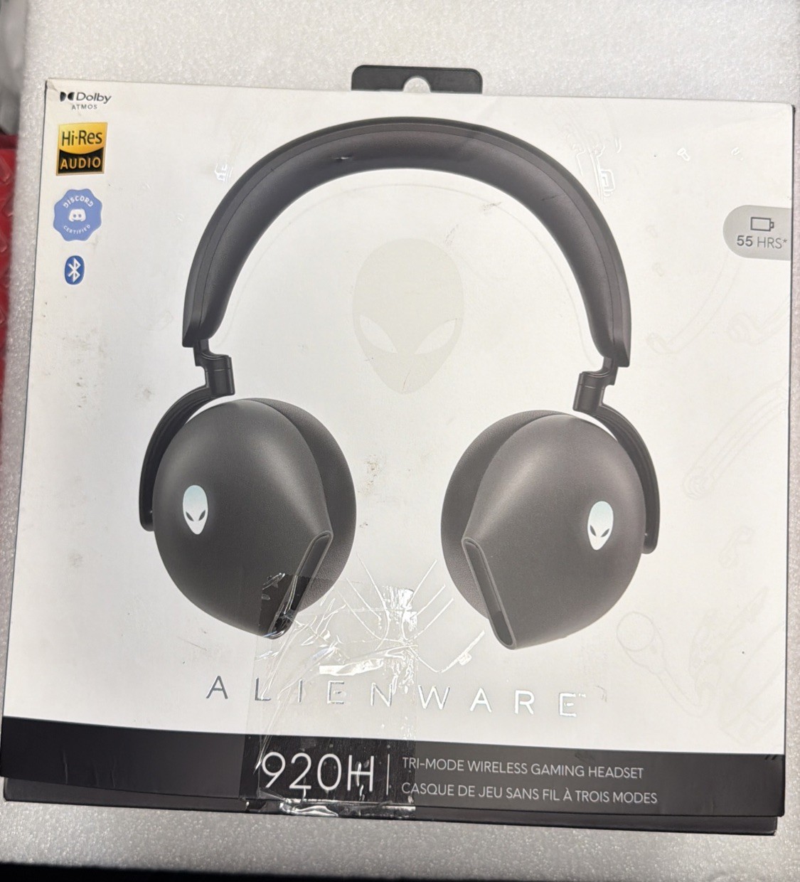 Dell Alienware AW920H Tri-Mode Wireless Gaming Headset 0TRHF 7NGG0 545-BBDQ