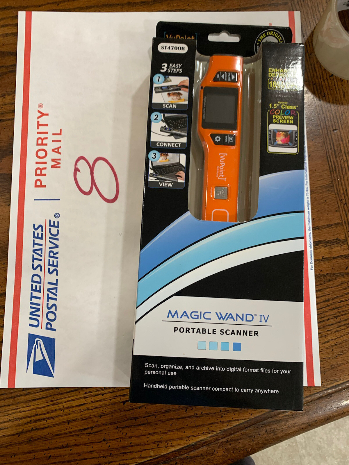 VuPoint PDS-ST470OR-VP Compact Portable Wand Scanner
