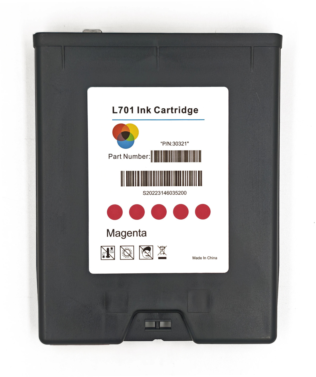 L701/JM210 Compatible Ink Cartridge for AFINIA Memjet JM210C Label Printer