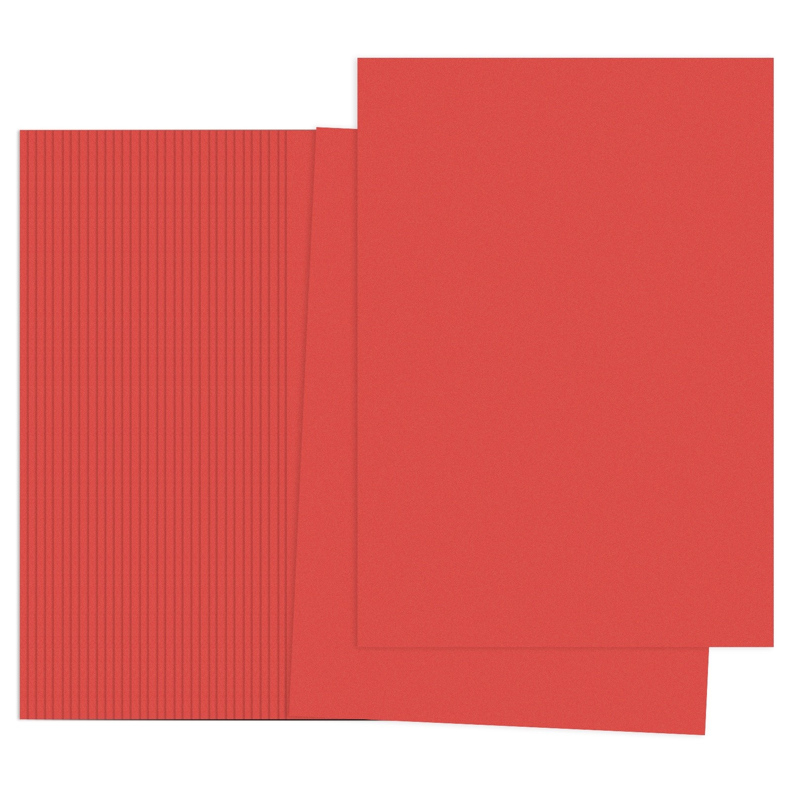 Bright Red Color Copy Paper, 100 Sheets 11.7x8.3" A4 70gsm