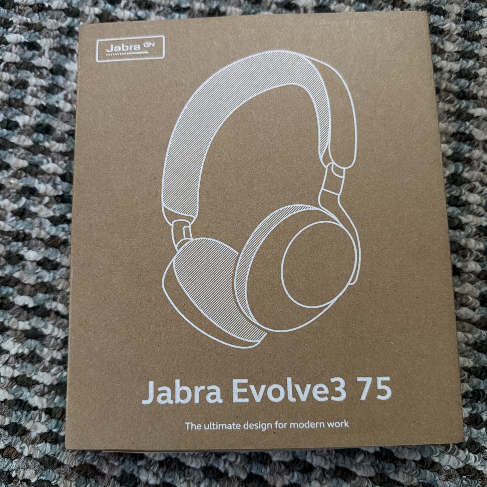 Jabra Evolve3 75 Wireless Bluetooth ANC Headset w/USB-C Dongle
