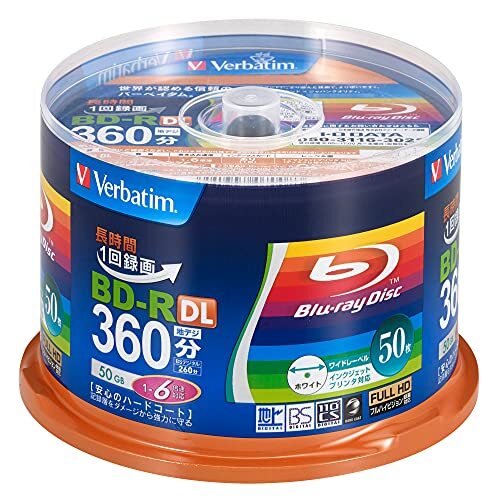 VBR260RP50SV1 Verbatim 6x BD-R DL 50-pack 50GB