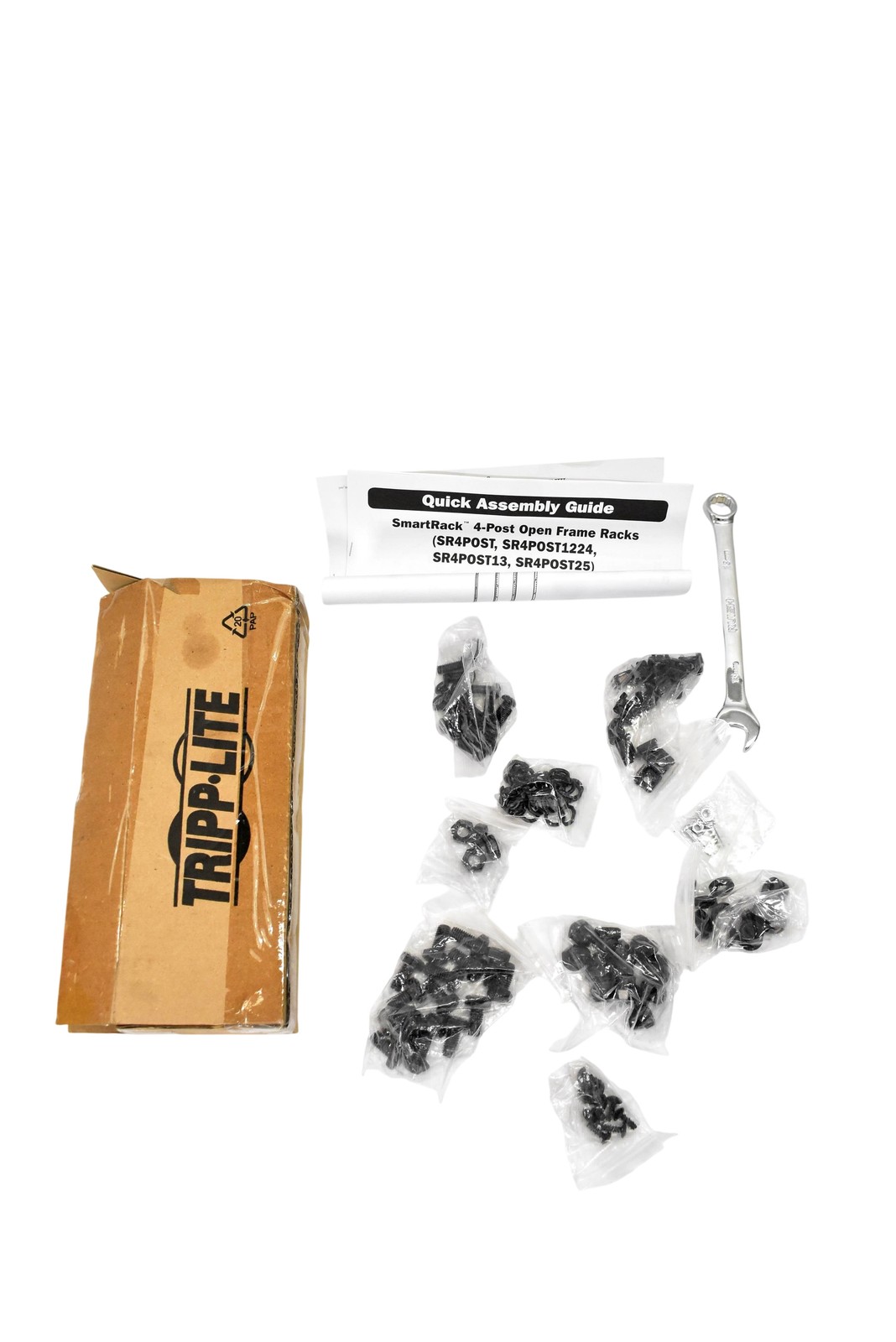 Tripp Lite SR4POST 4-Post Rack Hardware Kit Black Mounting Accessories OEM