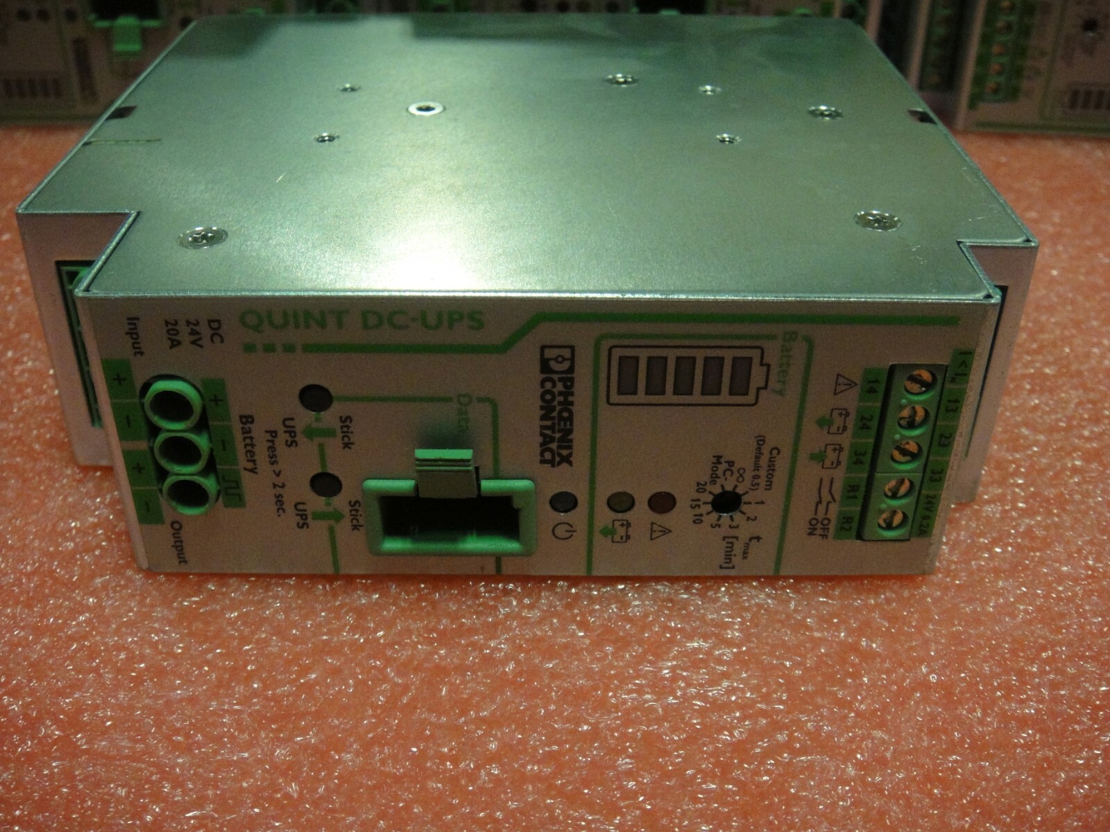 Phoenix Contact Uninterruptible p.s. QUINT-UPS/24DC/24DC/20 used pictured