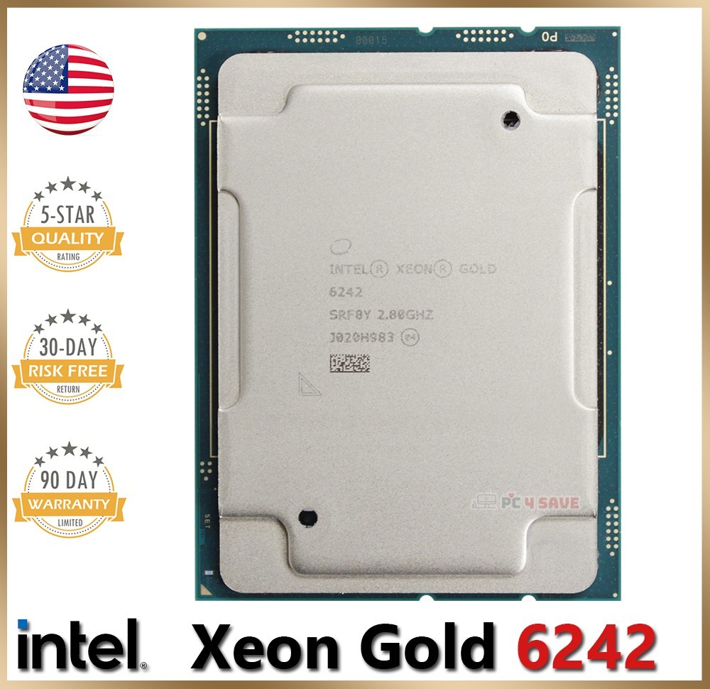 SRF8Y Intel Xeon Gold 6242 CPU 3.90GHz 16-Core LGA 3647 150W Server Processor