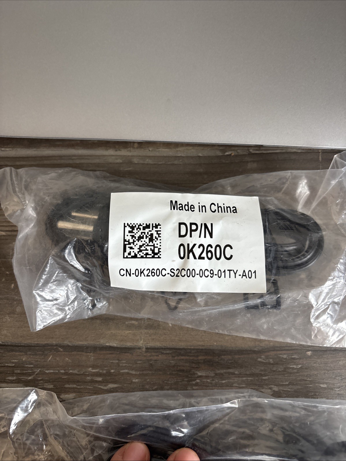 Dell DP/N 0K260C OK260C - Mickey Mouse Style Power Cord (Cable Clover Leaf Style