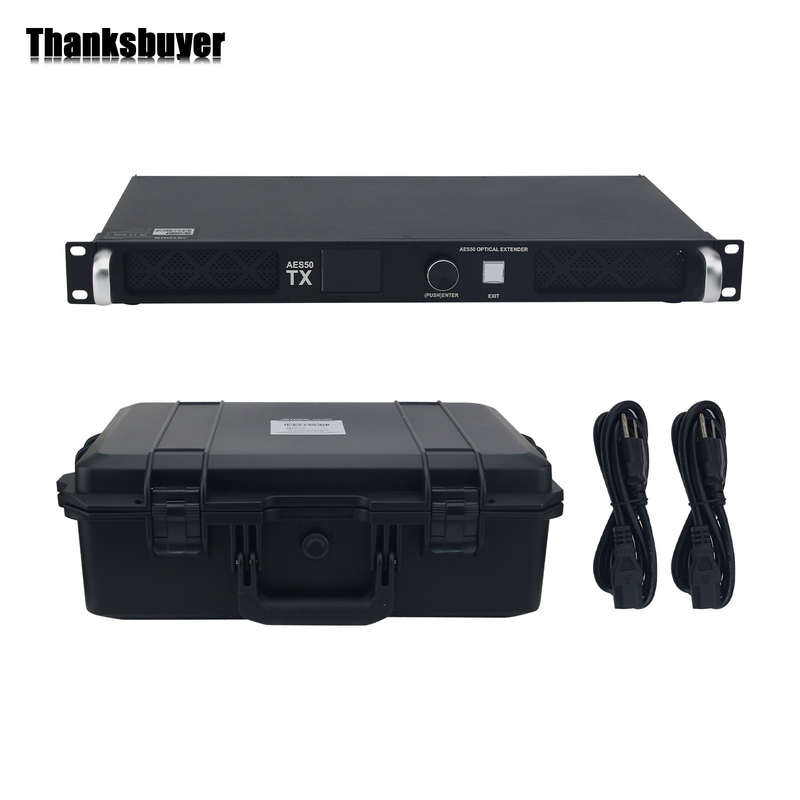 DN50 Max Dual Port AES50 Fiber Optic Extender Fiber Optic Transceiver TX & RX