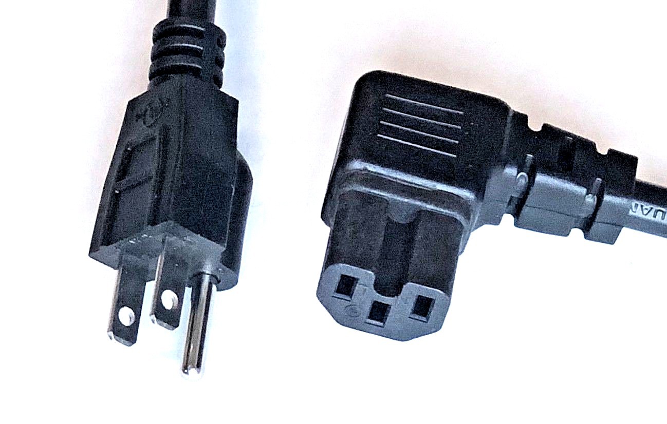  Power Cord, Right Angle right Angle 8 feet 5-15P - C15 8 feet Notched