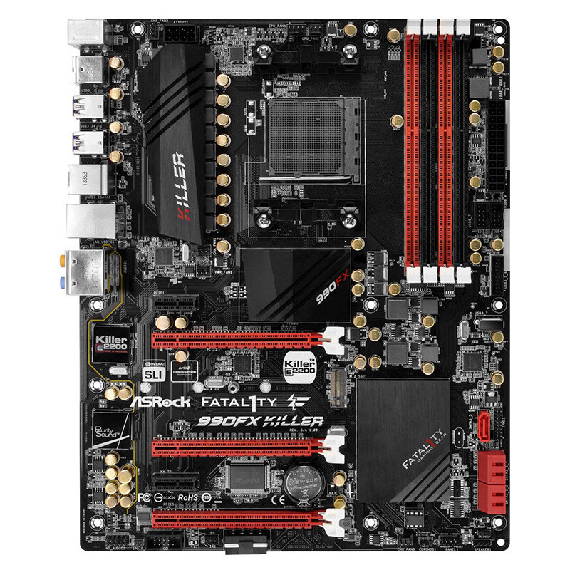 For Asrock Fatal1ty 990FX Killer Motherboard FATAL1TY 990FX KILLER DDR3 ATX 64GB