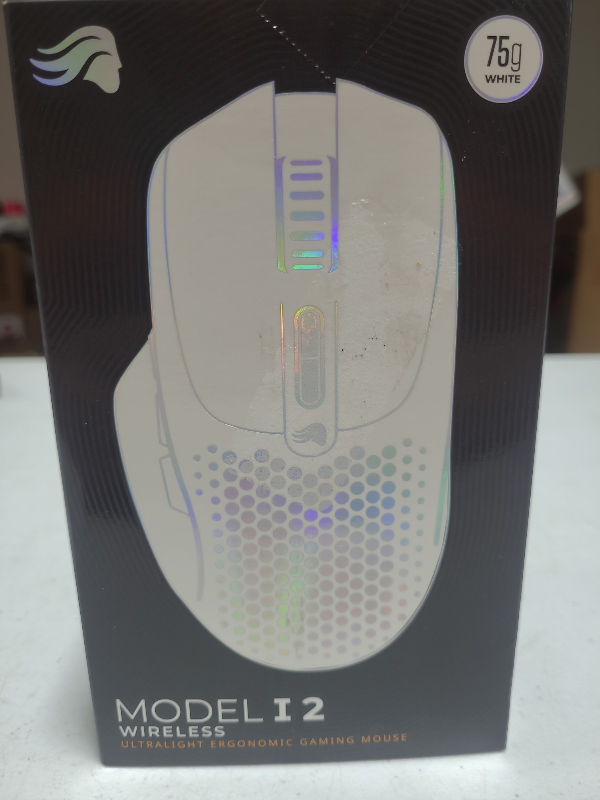 Glorious Model I 2 Wireless Gaming Mouse White RGB 26,000 DPI Bluetooth 2.4GHz