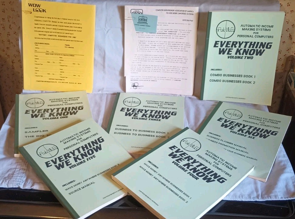 A.I.M.S. Auto Income Making Systems for Personal Computers-1980s Wealth Building