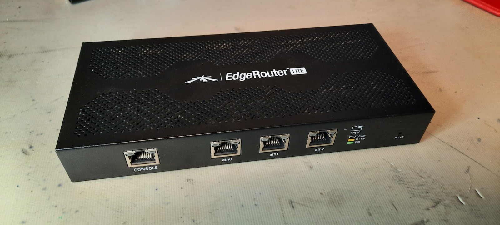 Ubiquiti Networks ERLite-3 3-Port Gigabit Wireless Router \w AC Power Adapter