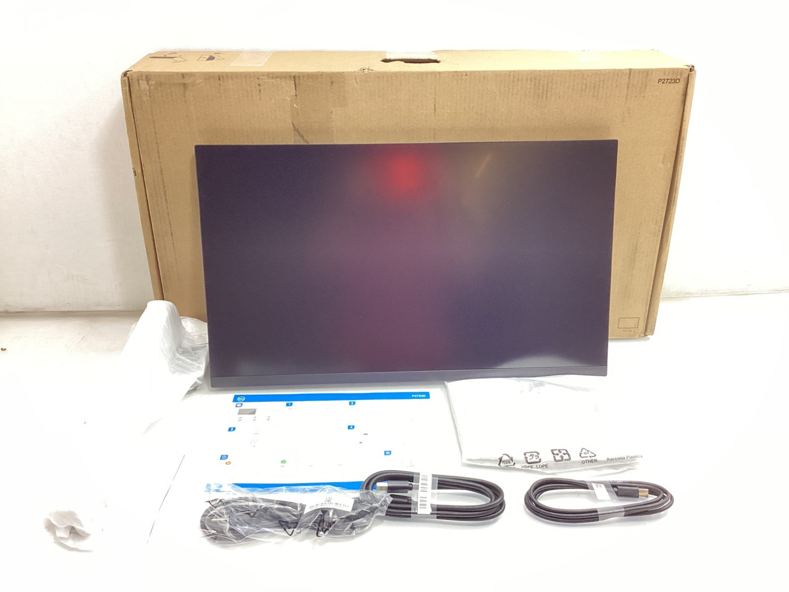 Dell 27" QHD LED IPS Monitor - 5 ms - HDMI / DP - TAA Compliant - P2723D