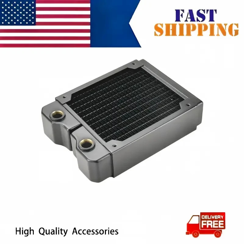 OCOCOO 120mm 40mm Thick Copper Radiator G1/4 for Overclocked PC Water Cooling