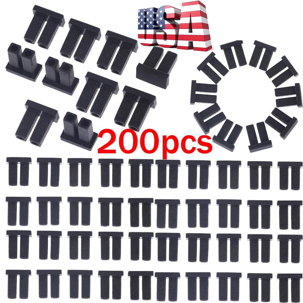 200 pcs SFP Dust Plug SFP+ Dust Cover/PlugCap for SFP/XFP LC Duplex Transceivers