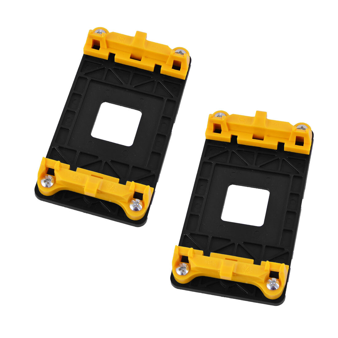 2 Pcs AMD CPU Fan Bracket Base Motherboard Back Plate for AM2 AM3 Socket