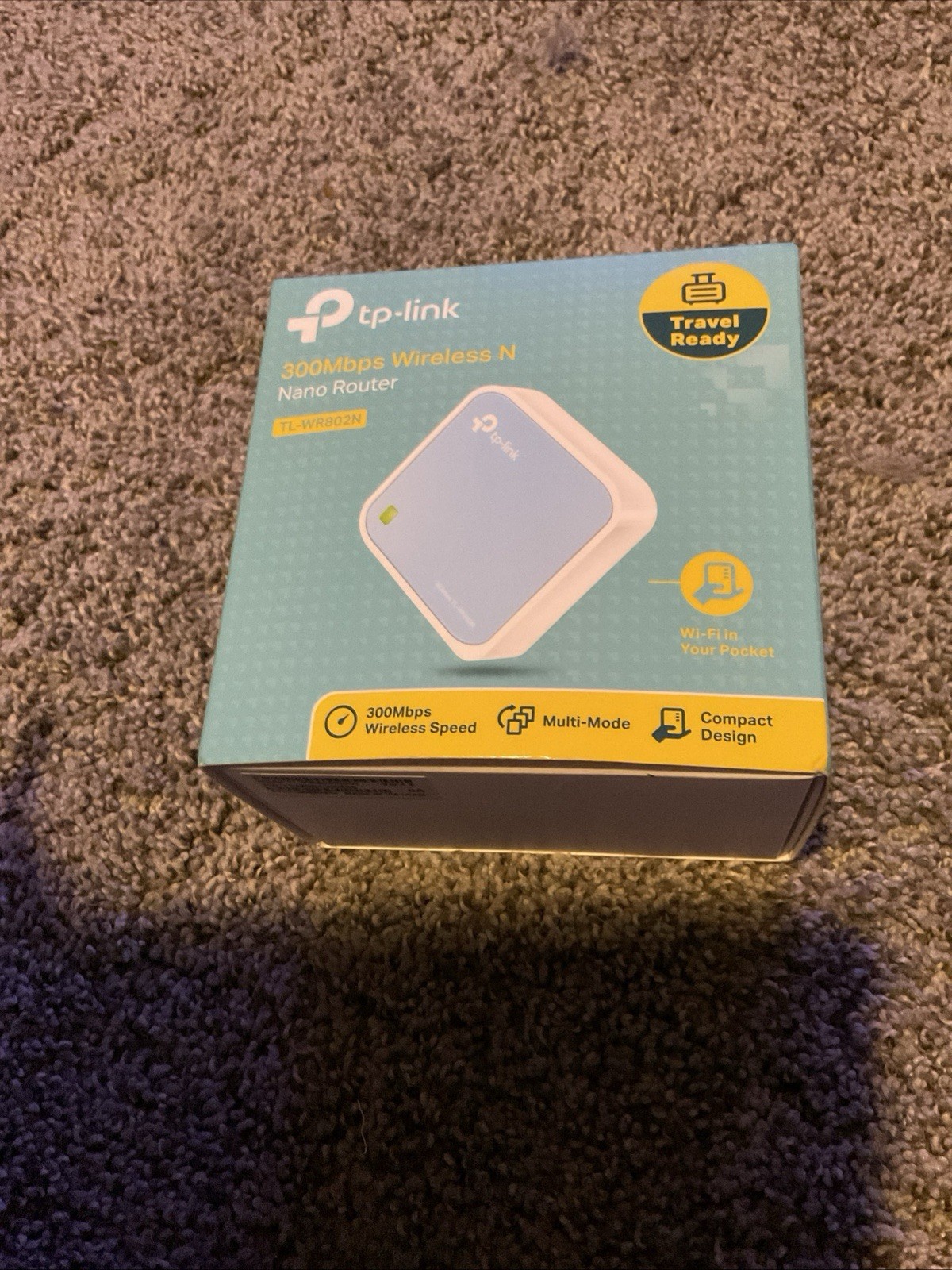 TP-Link TL-Portable WiFi Router -WR802N – 300Mbps Travel Wireless N Nano Hotspot